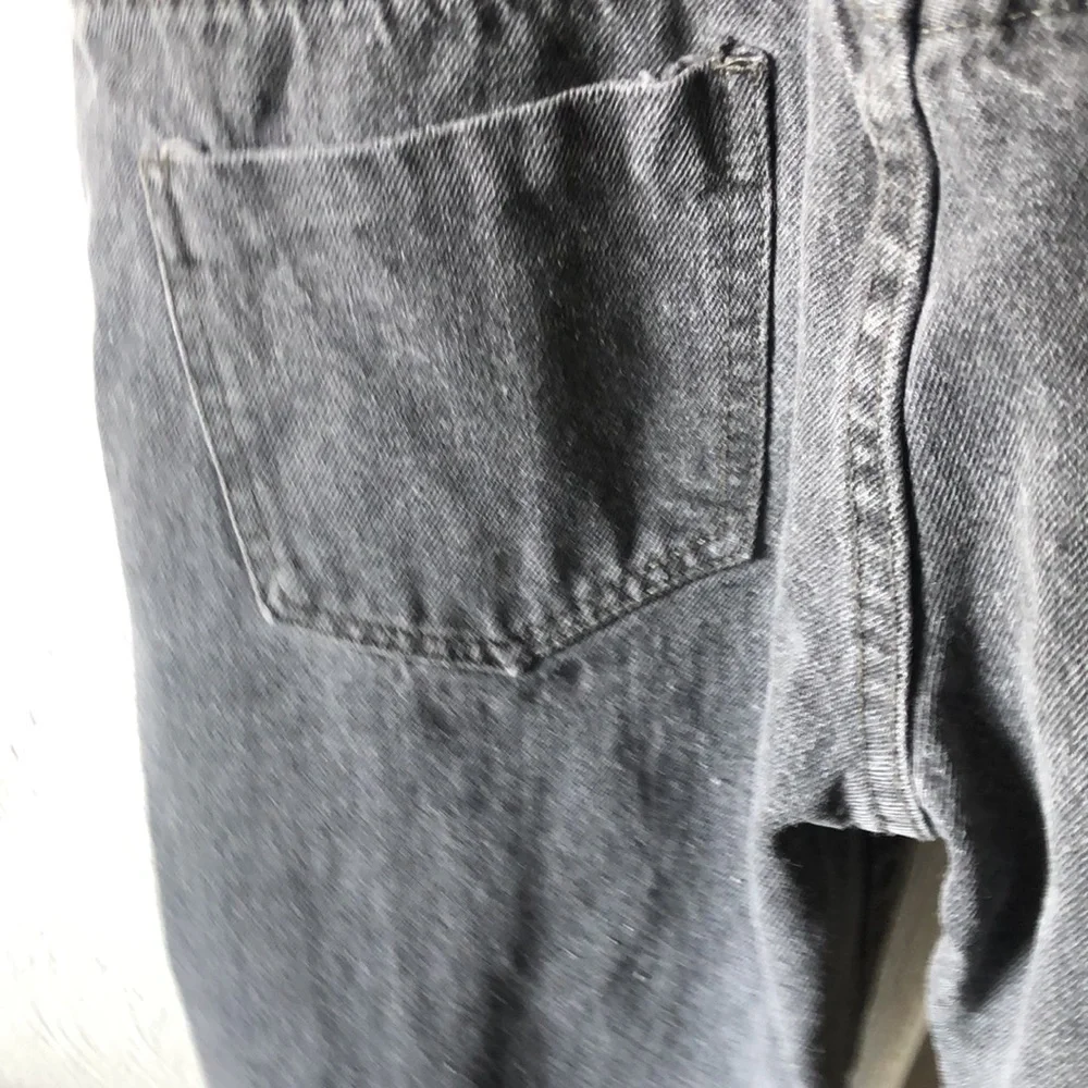 Gray cactus 🌵 overalls with front pocket panels; hidden buttons are intact. - Picture 16 of 16